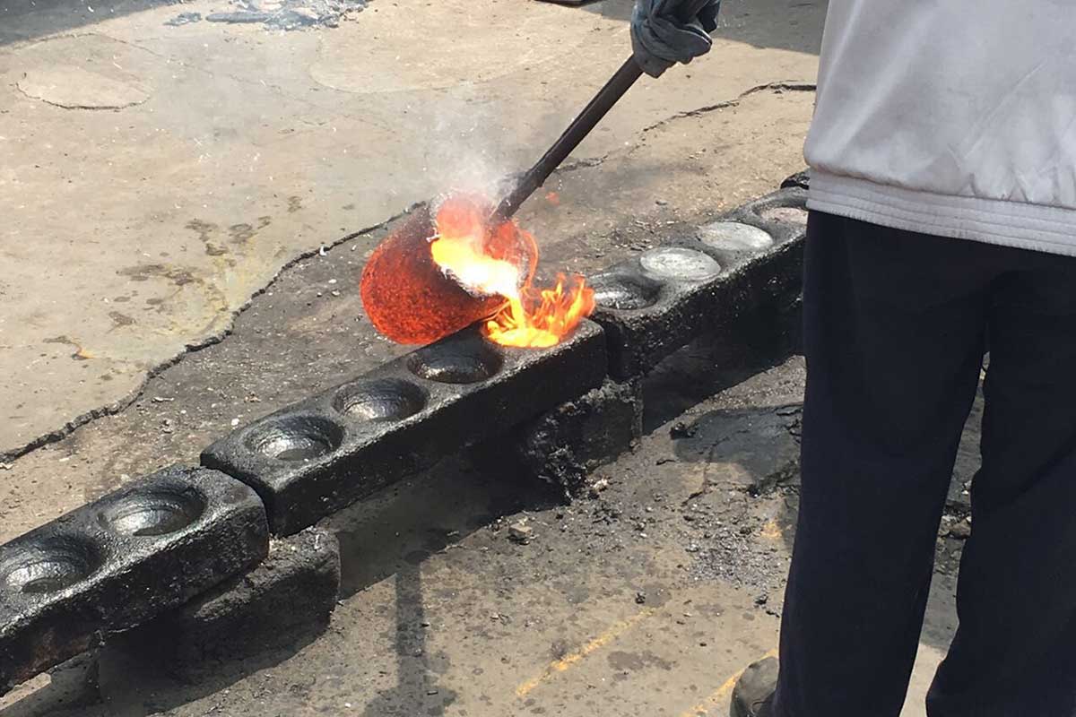 Smelting av metall